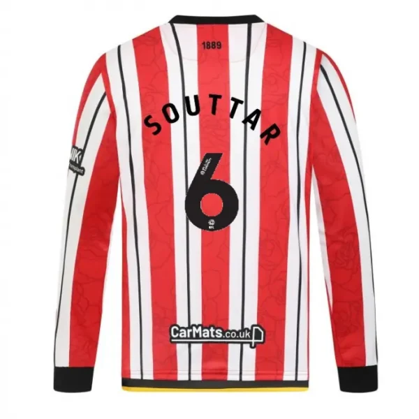 Sheffield United Kits Collection | Shop junior-home-shirt-ls-2425-6-souttar-err00369-06 Football Kits At Sheffield United Store