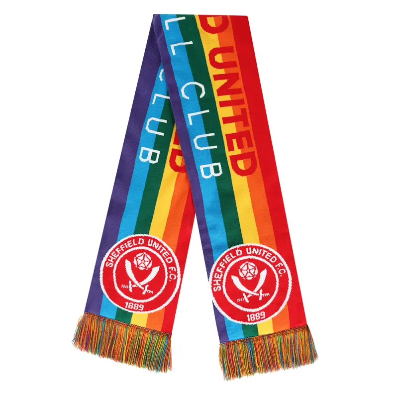 Sheffield United Kits Collection | Shop pride-rainbow-scarf-wsc00013 Football Kits At Sheffield United Store