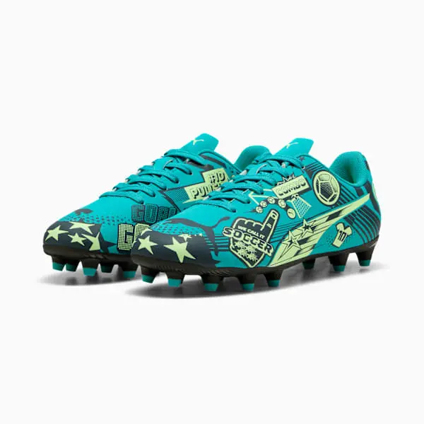 Sheffield United Kits Collection | Shop puma-christian-pulisic-x-ultra-legacy-fgag-big-kid-allover-print-deep-aqua-108775-03 Football Kits At Sheffield United Store