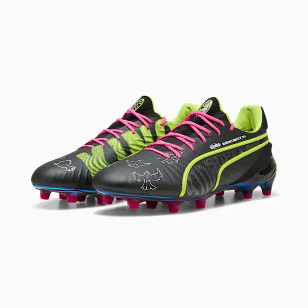 Sheffield United Kits Collection | Shop puma-king-ultimate-fgag-kidsuper-black-electric-lime-108437-01 Football Kits At Sheffield United Store