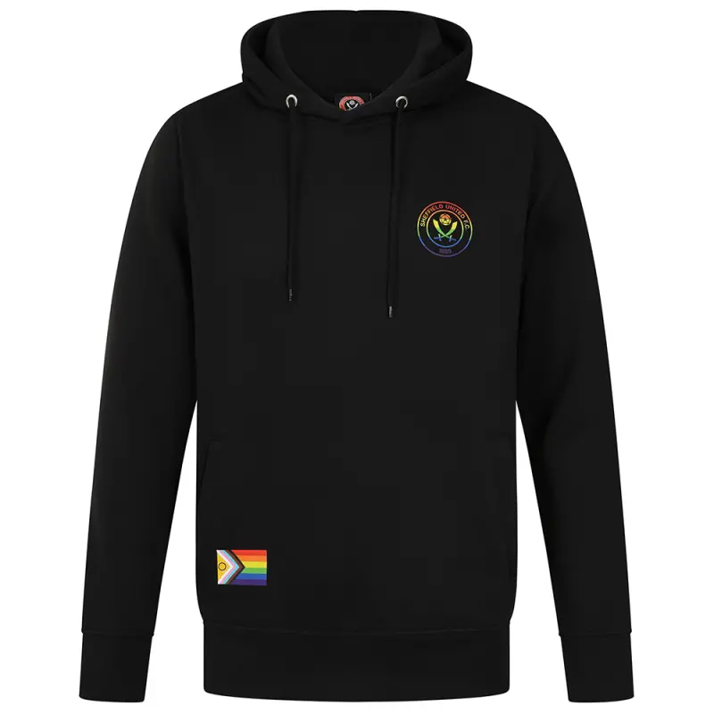 Sheffield United Kits Collection | Shop rainbow-print-hoody-black-man00699 Football Kits At Sheffield United Store