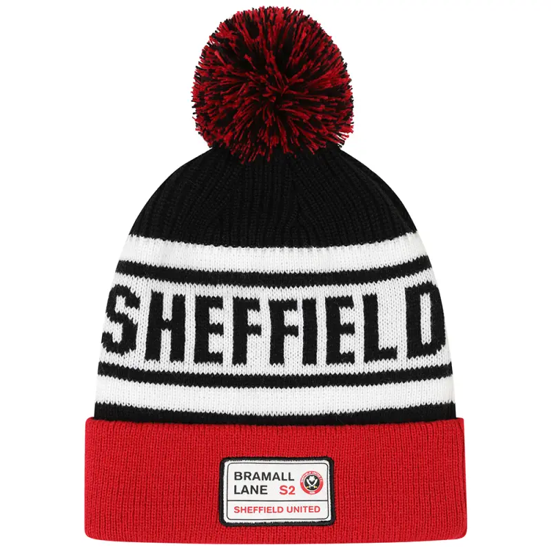 Sheffield United Kits Collection | Shop street-sign-bobble-hat-pea0036 Football Kits At Sheffield United Store