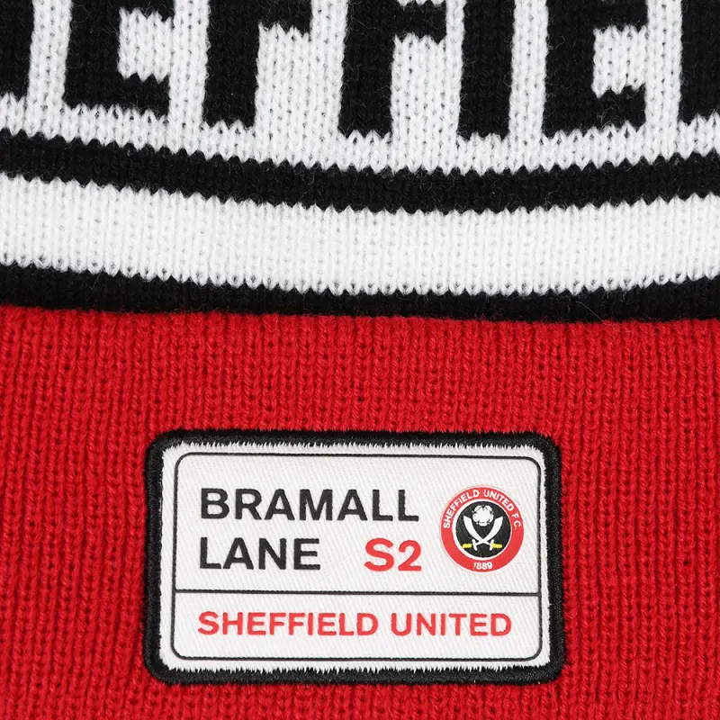 Sheffield United Kits Collection | Shop street-sign-bobble-hat-pea0036 Football Kits At Sheffield United Store