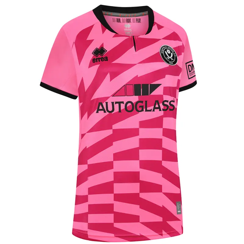 Sheffield United Kits Collection | Shop sufc-women-fit-pink-gk-shirt-ss-2425-err00453 Football Kits At Sheffield United Store